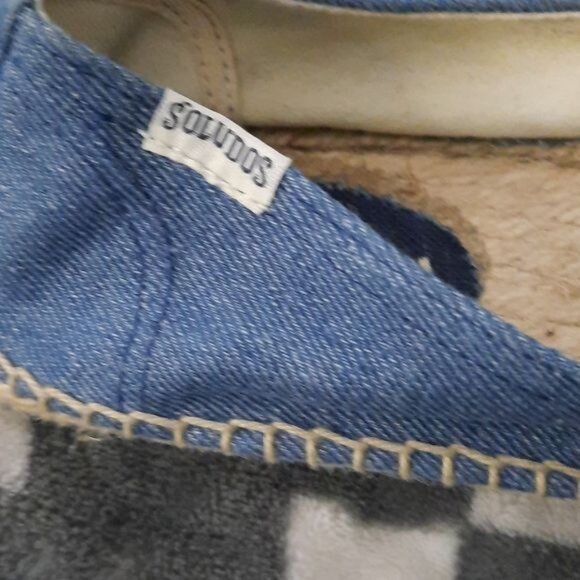 Soludos by Jason Polan Hot Dog Mustard Canvas Espadrille Loafer Size 9 - Picture 5 of 10